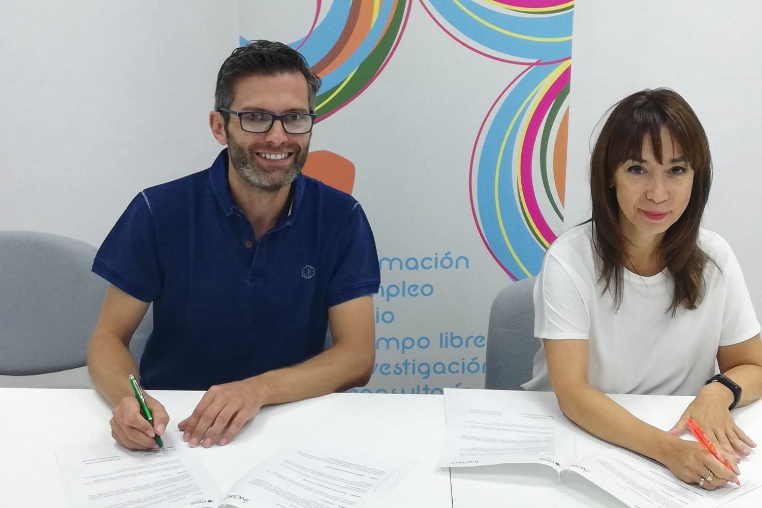 Eugenia Fernández y Daniel Collado.