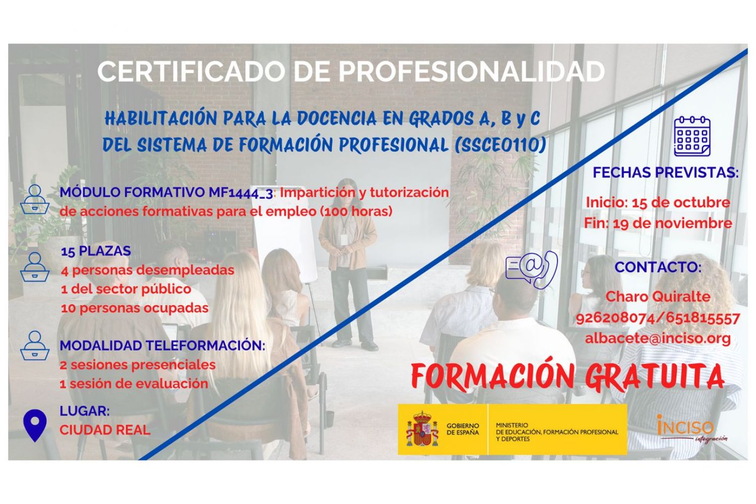 Certificado de Profesionalidad